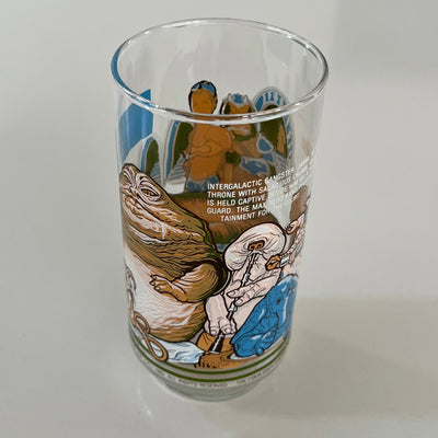 Vintage 1983 Burger King Return Of The Jedi Jabba Collectible Drinking Glass