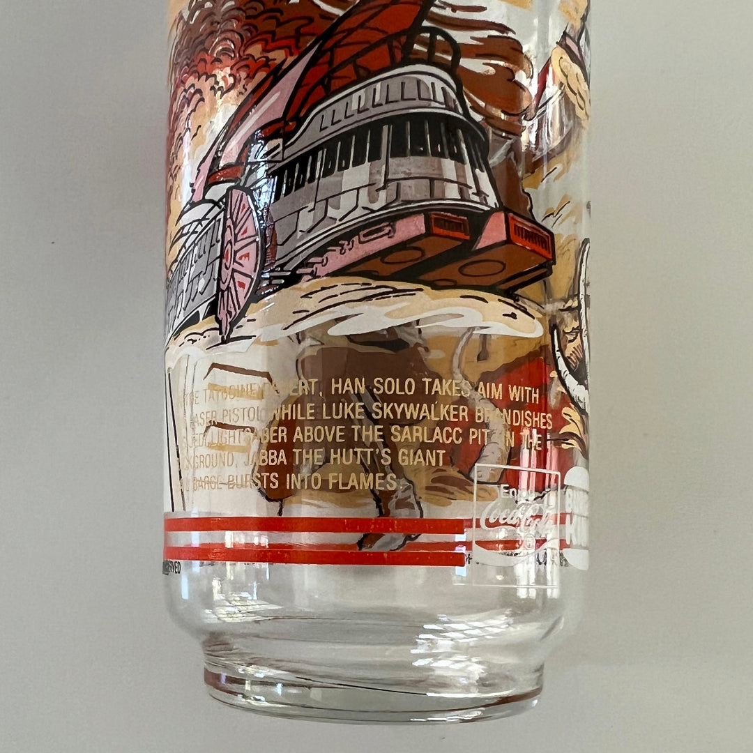 Vintage 1983 Burger King Return Of The Jedi Han Solo Collectible Drinking Glass