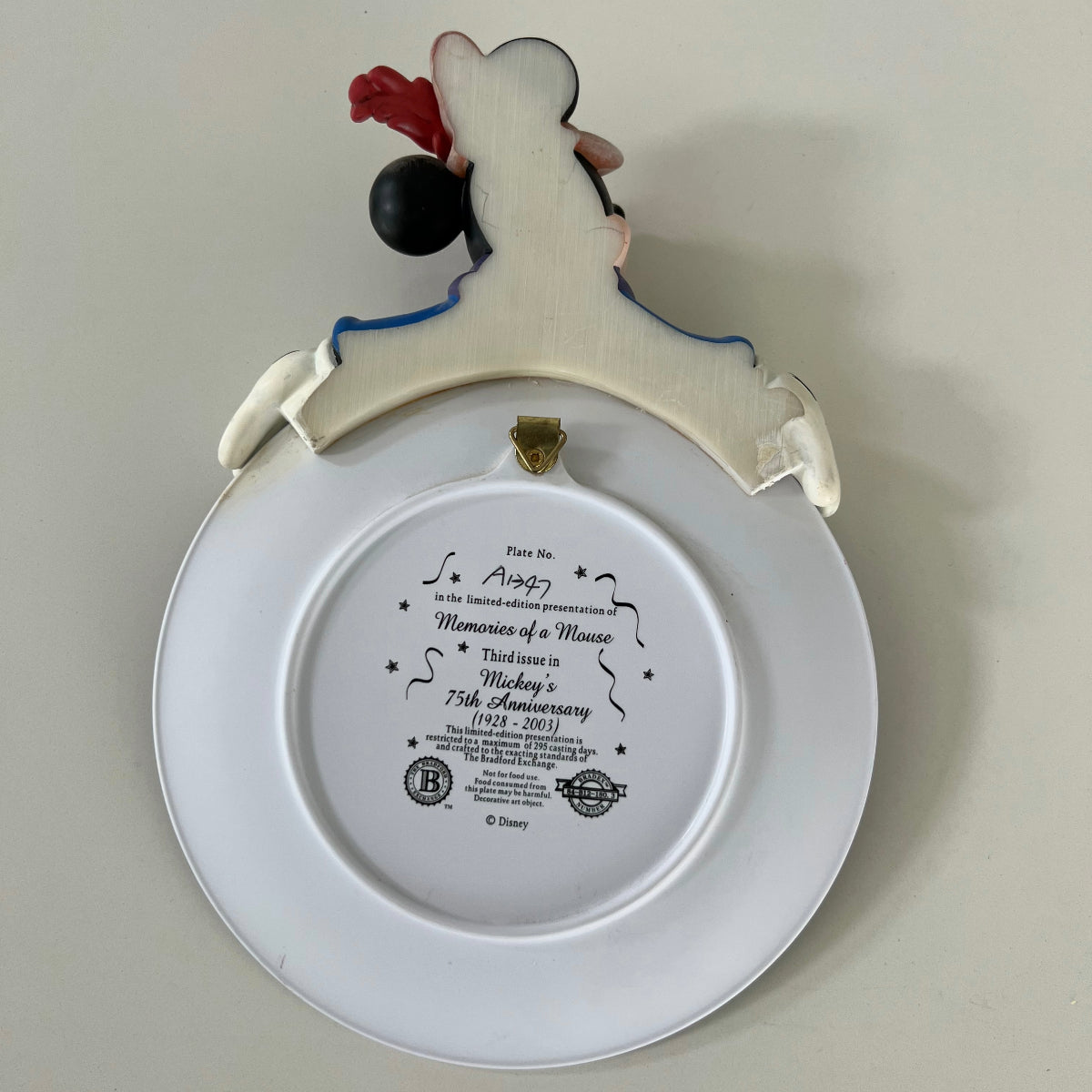 Vintage Disney 75th Anniversary The Bradford Exchange Decorative