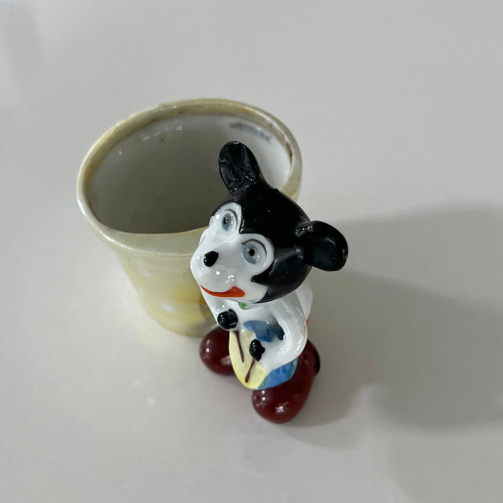 Rare VTG 1930-1950s Mickey Planter Ceramic Figurine