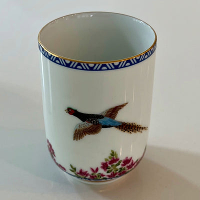Vintage 1985 Franklin Mint Porcelain Tea Sake Cup set 12 pieces.