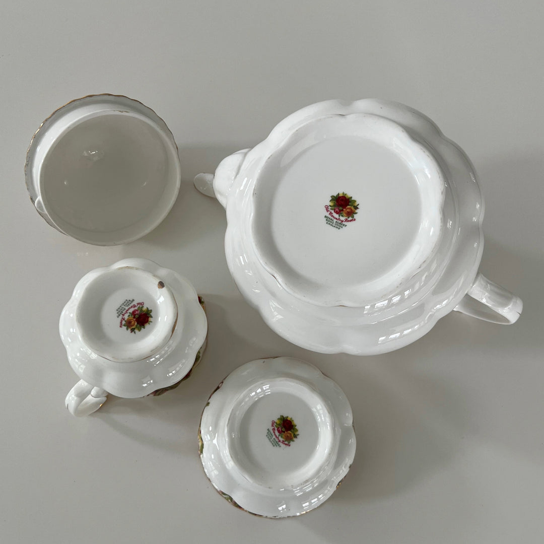 Vintage Royal Albert Bone China Three Piece Tea set