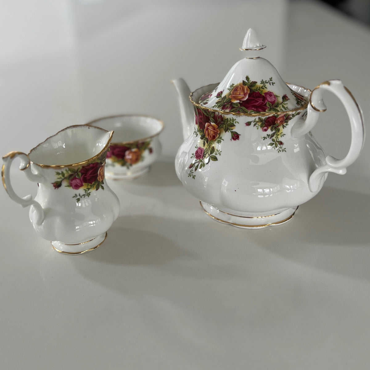 Vintage Royal Albert Bone China Three Piece Tea set