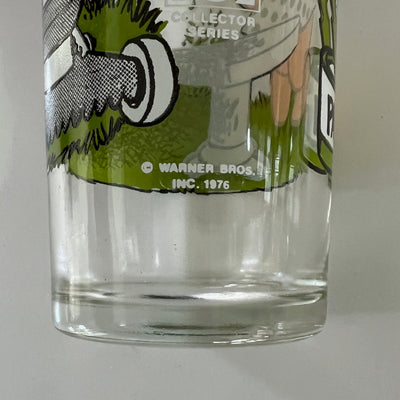 Vintage 1976 Pepsi Looney Tunes Porky and Petunia Drinking Glass
