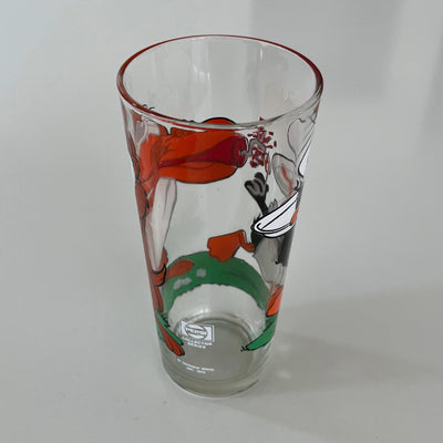 Vintage 1976 Pepsi Looney Tunes Daffy Duck Tasmanian Drinking Glass