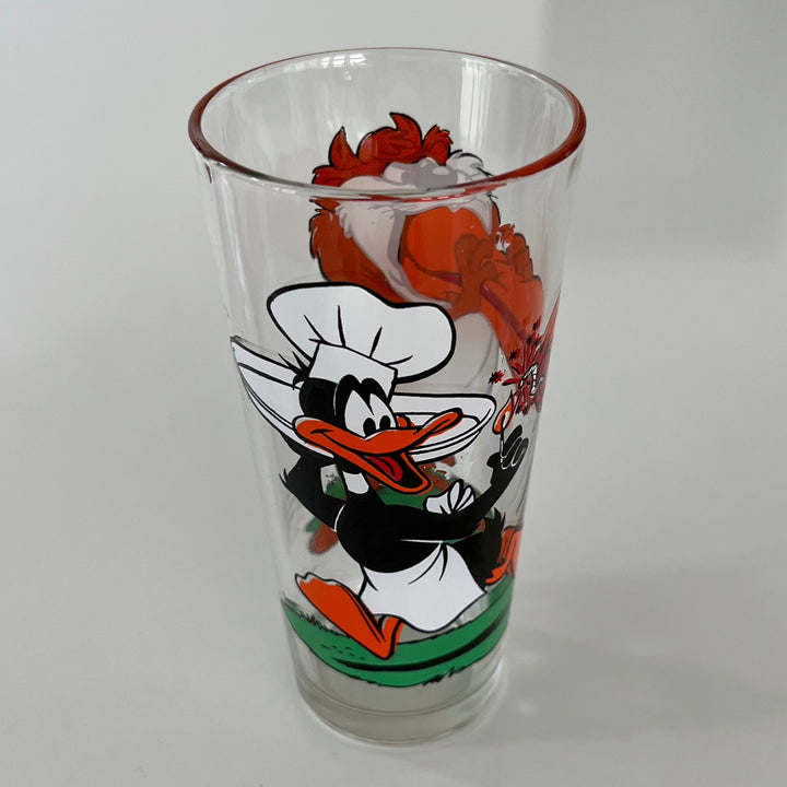 Vintage 1976 Pepsi Looney Tunes Daffy Duck Tasmanian Drinking Glass