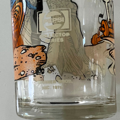 Vintage 1976 Wiley Coyote Looney Tunes Drinking Glass