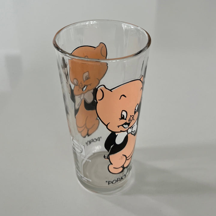 Vintage 1973 Pepsi Porky Pig Drinking Glass