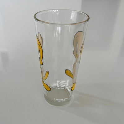 Vintage 1973 Pepsi Looney Tunes Tweety Bird Drinking Glass