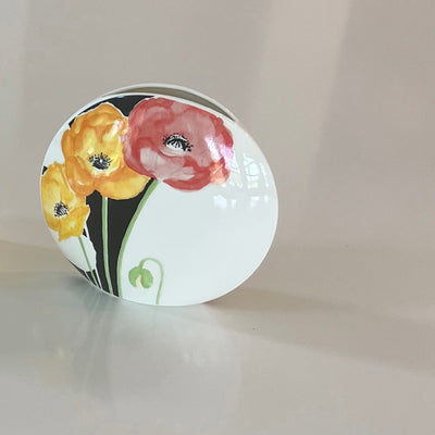 VTG Mikasa Bone China Art Deco Vase Set Three Piece Lot