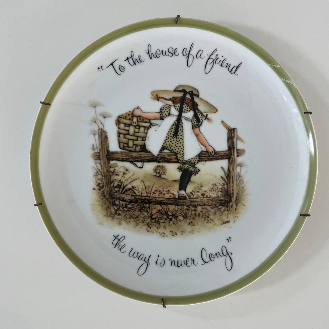 Vintage 1970s Holly Hobbie Decorative Plates