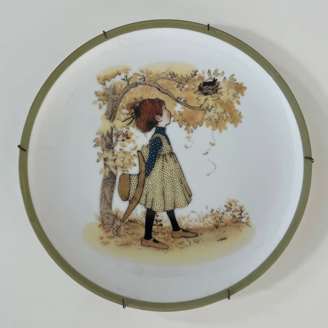 Vintage 1970s Holly Hobbie Decorative Plates