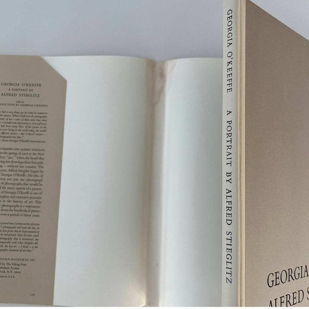 Rare Vintage 1978 Georgia O'Keeffe A Portrait By Alfred Stieglitz Hardcover First Edition Book