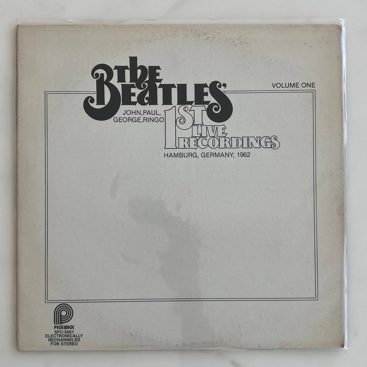 Vintage 1979 The Beatles First Live recording Hamburg Germany 1962