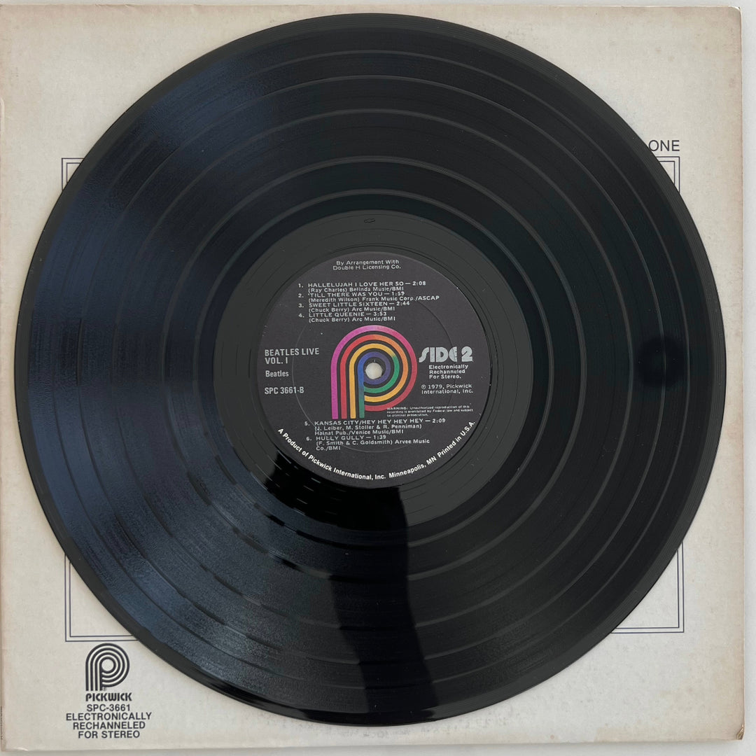 Vintage 1979 The Beatles First Live recording Hamburg Germany 1962 Vinyl Album SPC 3661