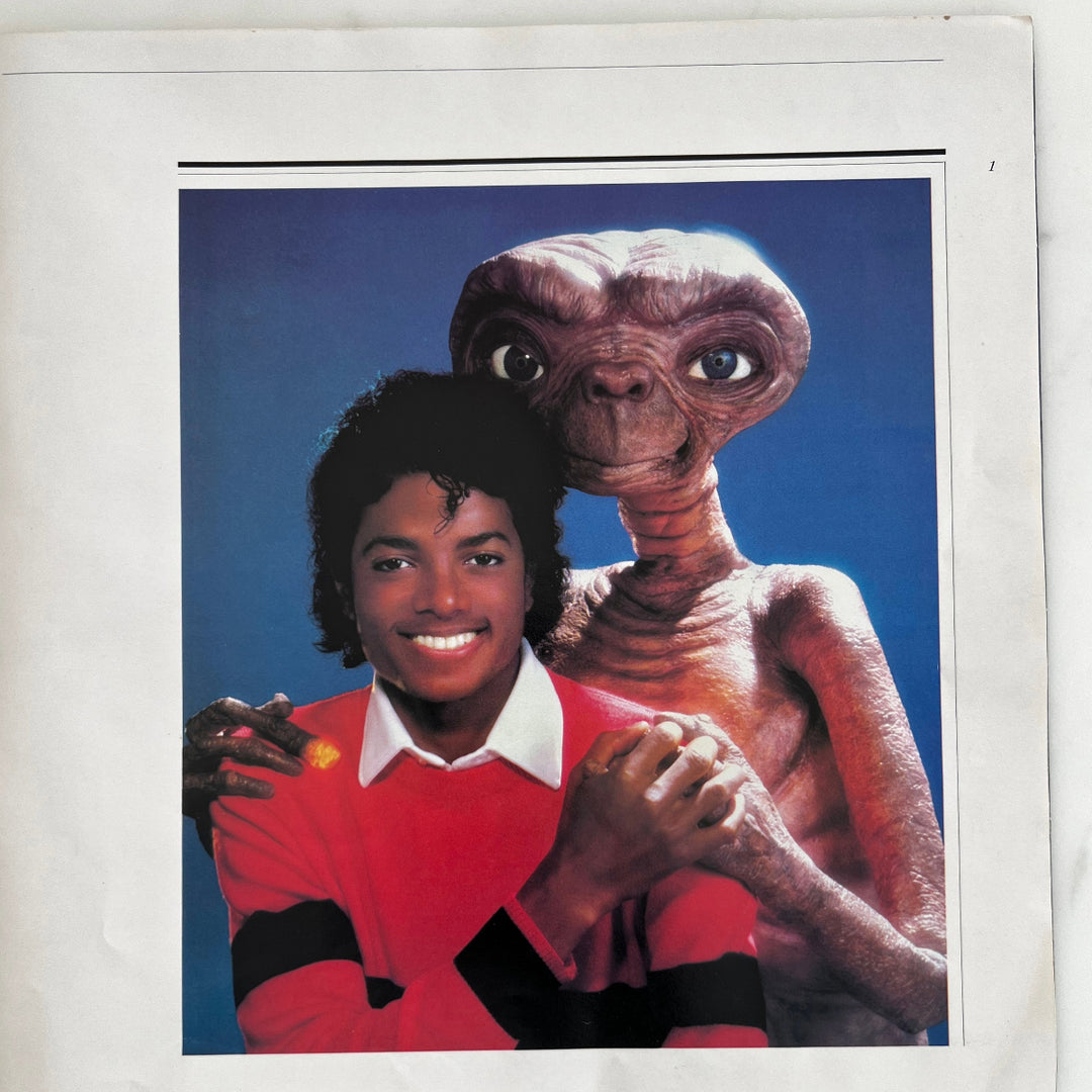 Rare 1982 Vintage E.T The Extra-Terrestrial Narrated by Michael Jackson Box Set