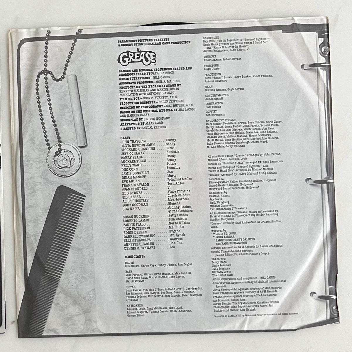 Vintage 1978 Grease Gatefold Double Album – Vintage VTG