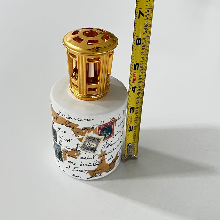 Vintage Lampe Berger Oil Fragrance Lamp Postage Design Made in France