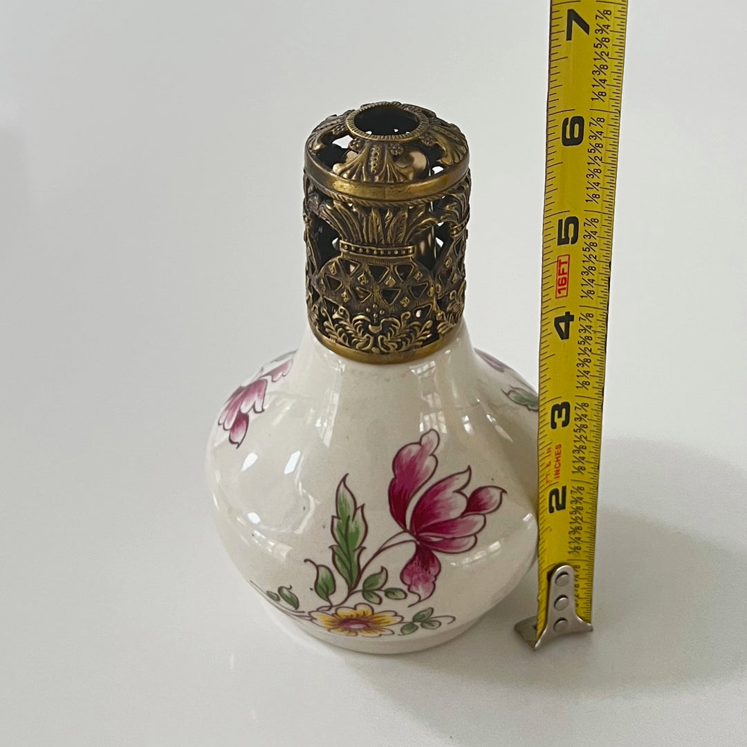 Vintage Hand Painted Lampe Berger 18 Rue Dupont Home Fragrance Made in France