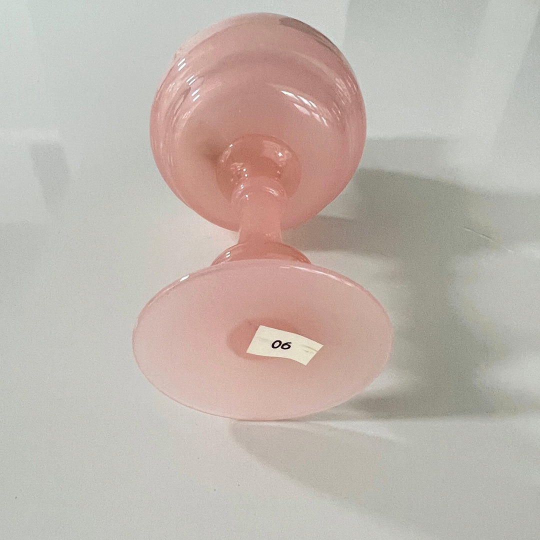 Vintage 1960s Opaline Veritable Pink Lampe Berger Home Fragrance Made in France