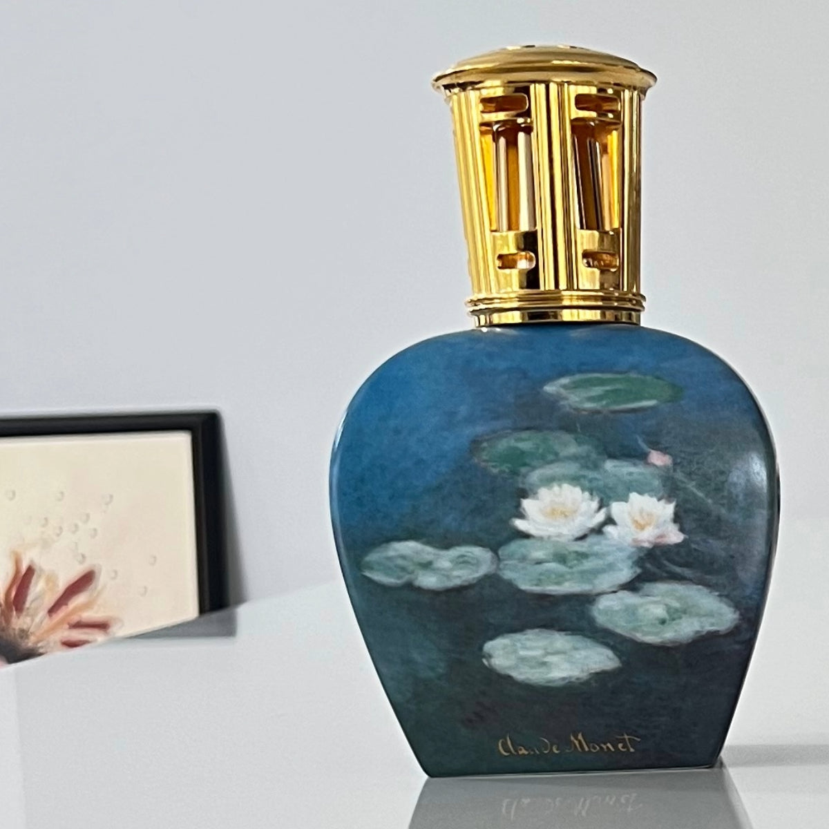 Vintage Goebel Claude Monet Water Lillies Lampe Berger Home