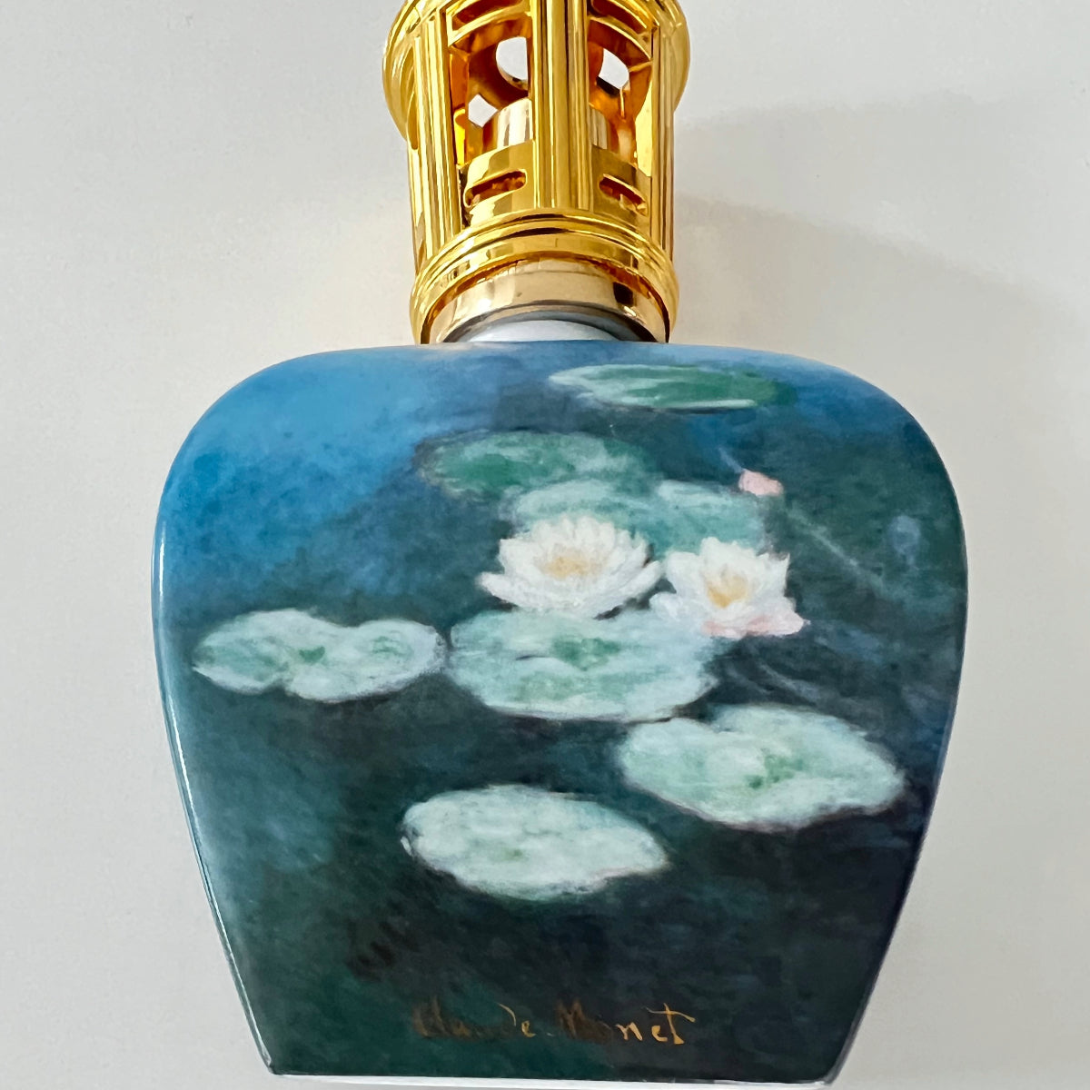 Vintage Goebel Claude Monet Water Lillies Lampe Berger Home