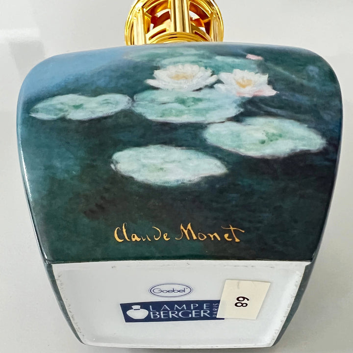 Vintage Goebel Claude Monet Water Lillies Lampe Berger Home Fragrance Made in France