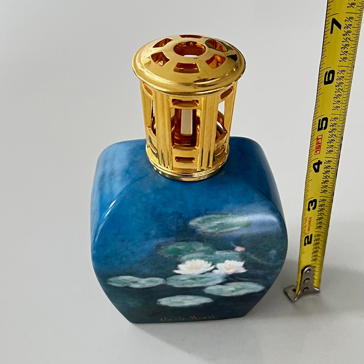 Vintage Goebel Claude Monet Water Lillies Lampe Berger Home