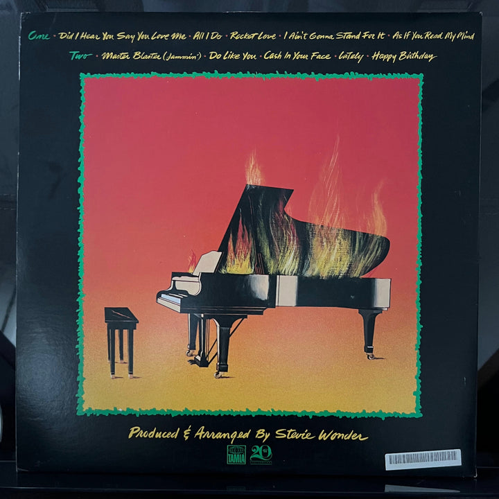 Vintage 1980 Stevie Wonder Hotter Than July Original VTG vinyl Album