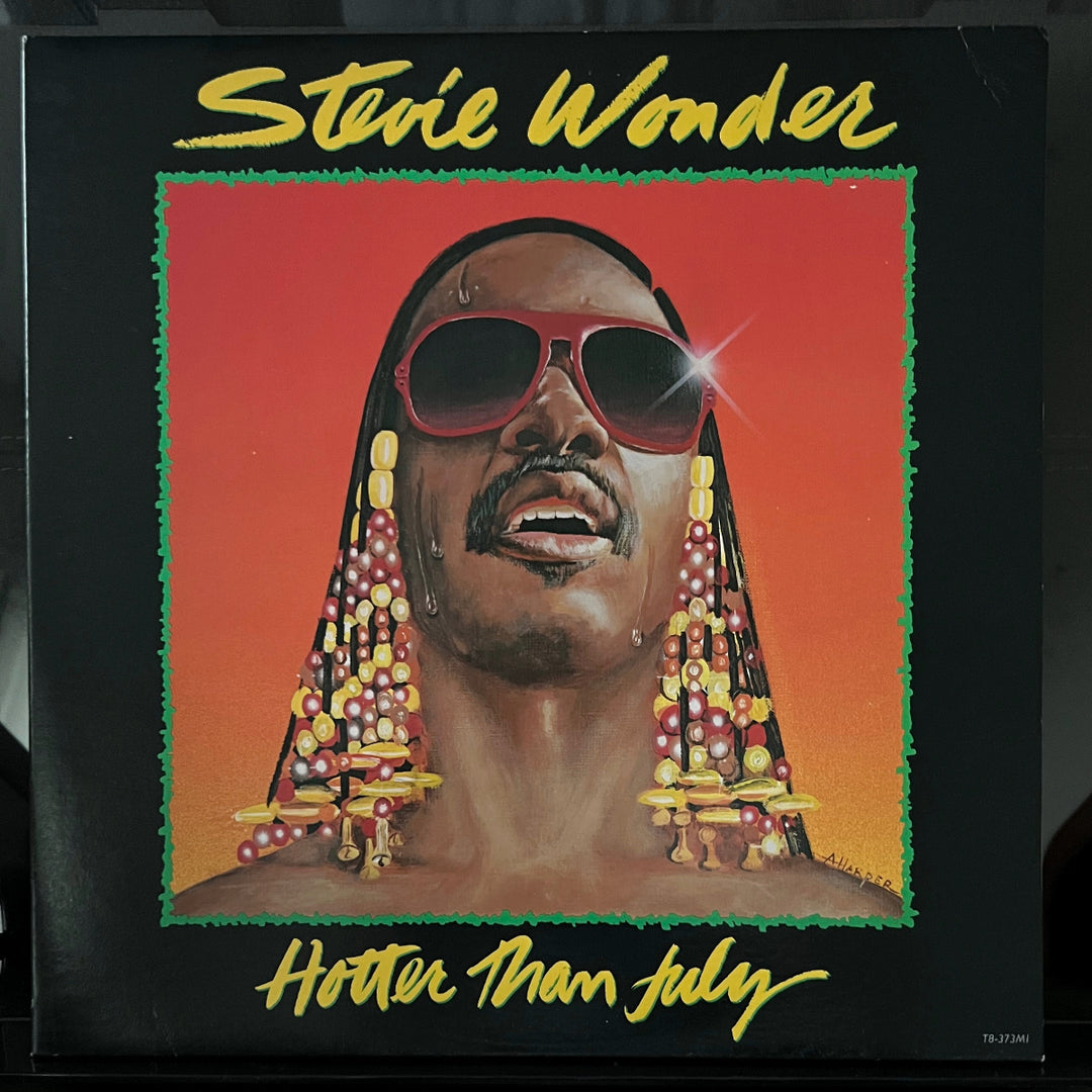 Vintage 1980 Stevie Wonder Hotter Than July Original VTG vinyl Album