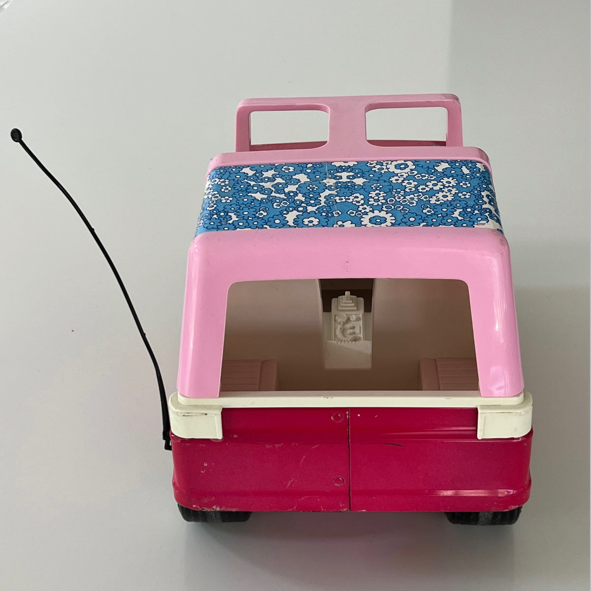 Vintage 1970s Tonka Bronco Pink Floral Design Pressed Steel Toy Car