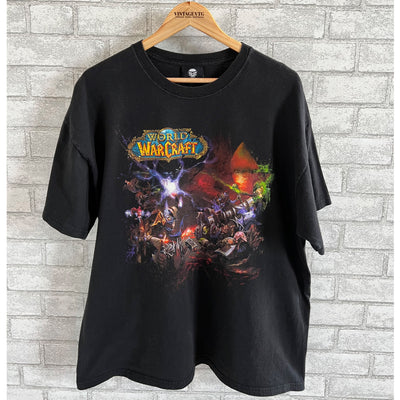Vintage World of Warcraft video game promo T-shirt 2004. XL