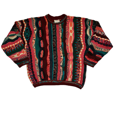 Vintage COOGI cotton multi color sweater. Size M