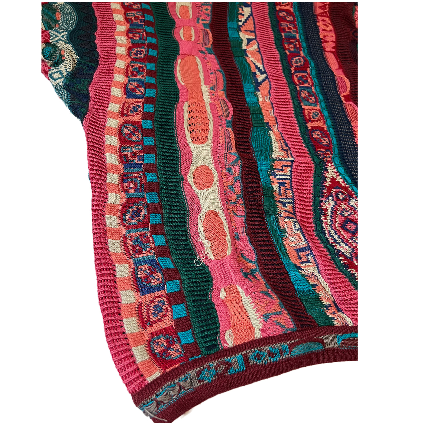 Vintage COOGI cotton multi color sweater. Size M