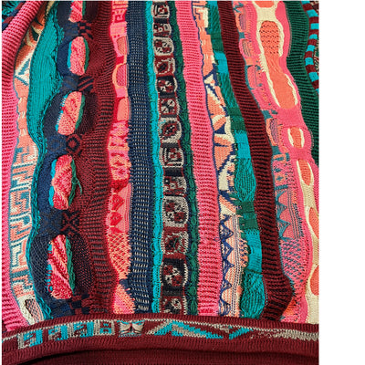 Vintage COOGI cotton multi color sweater. Size M