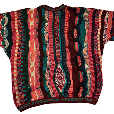 Vintage COOGI cotton multi color sweater. Size M