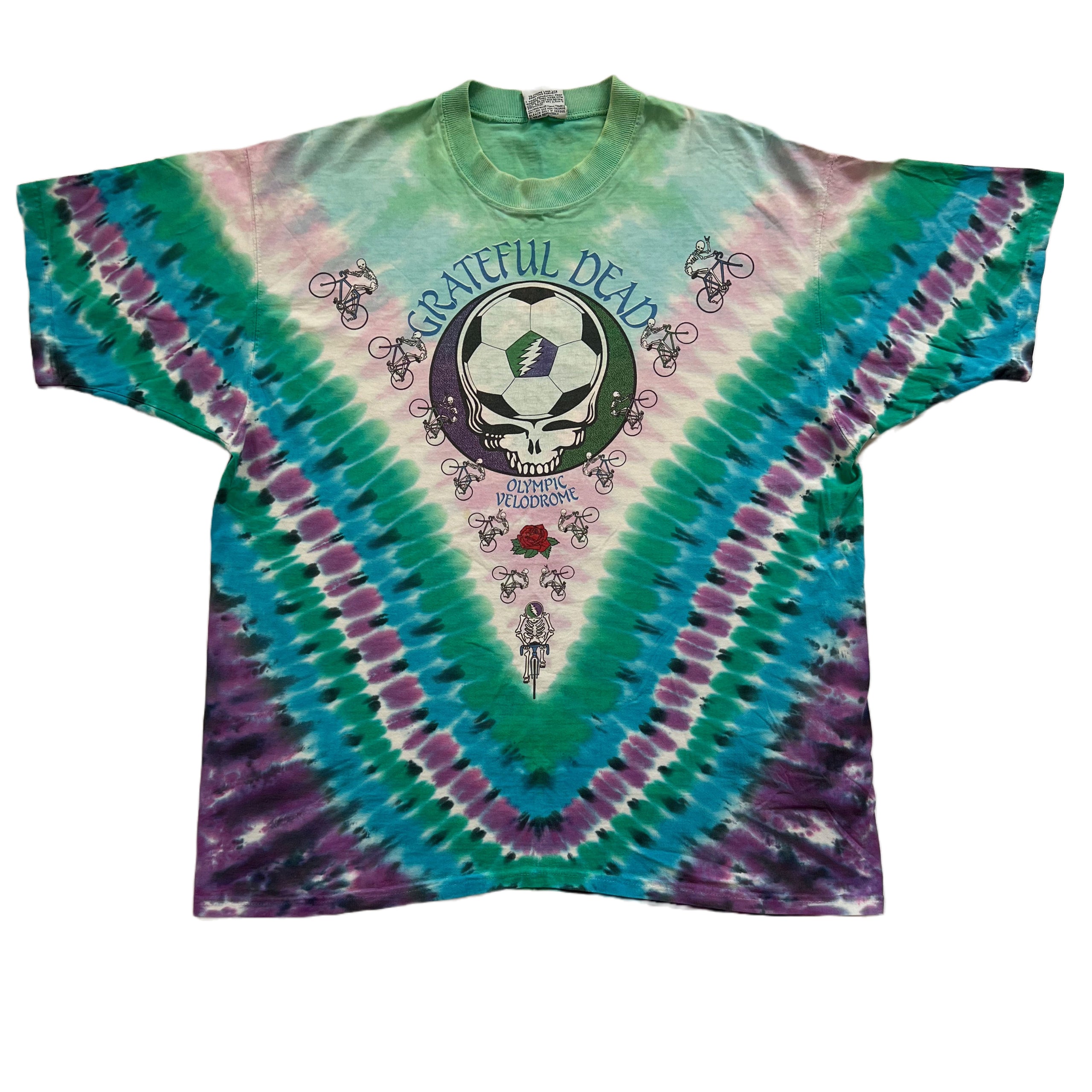 1990 Grateful Dead vintage Tシャツ Vintage 1990 GRATEFUL DEAD Heads on Tour T Shirt Size XS-S / Rare