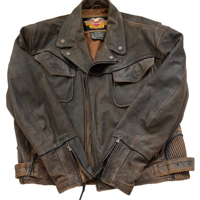 Rare Vintage Harley Davidson Billings Leather Jacket.