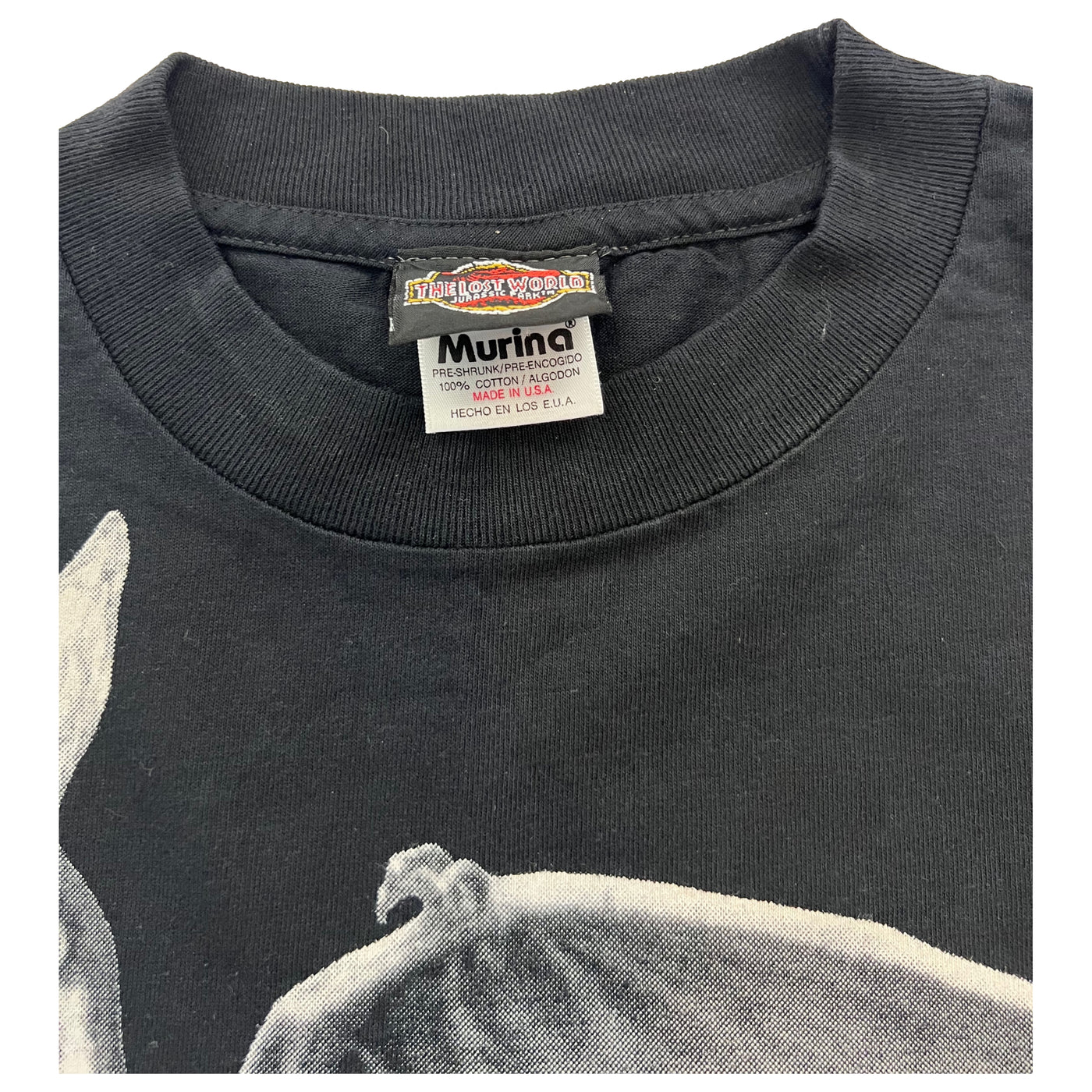 Vintage 1997 Jurassic Park all over print T-shirt. Medium