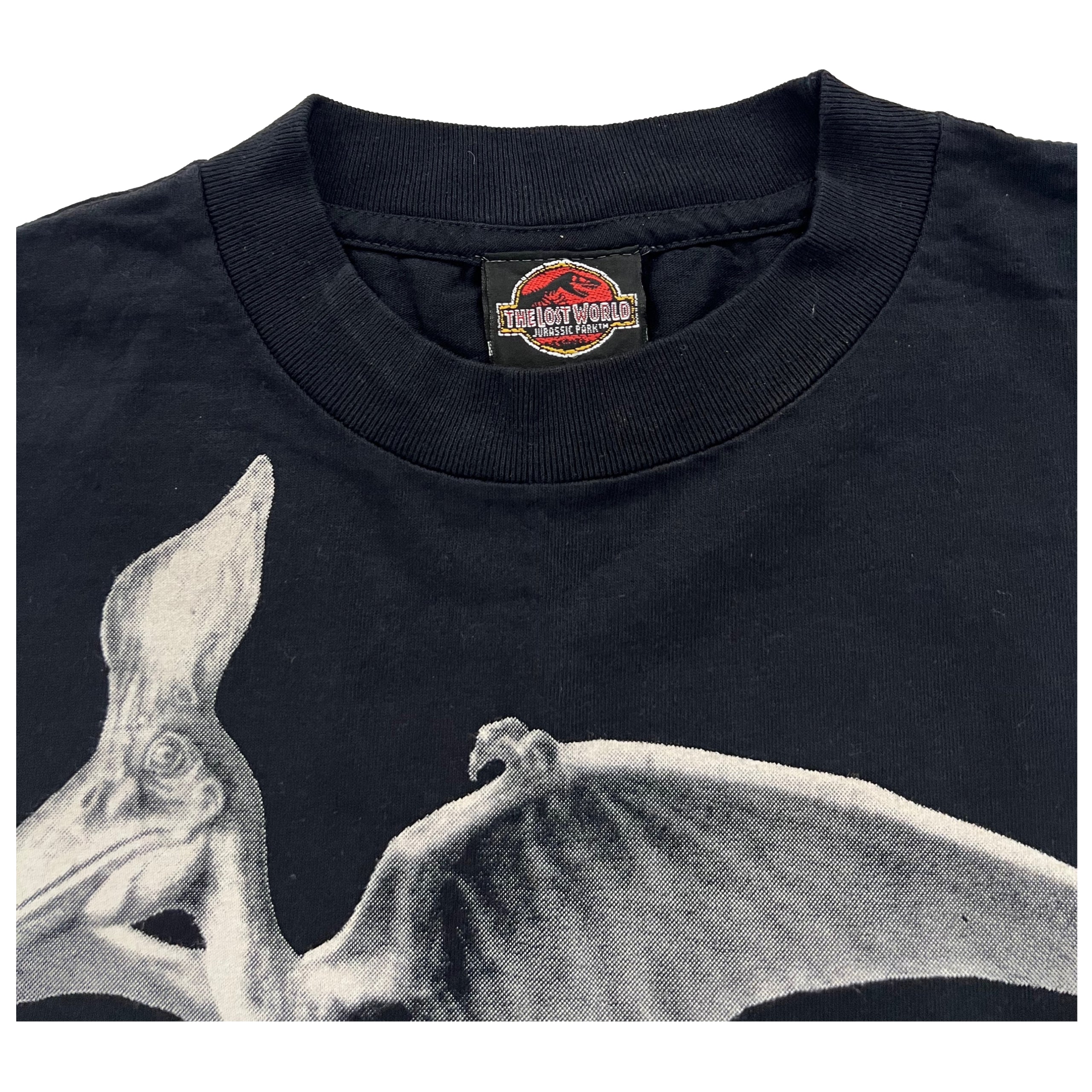 Vintage 1997 Jurassic Park all over print T-shirt. Medium