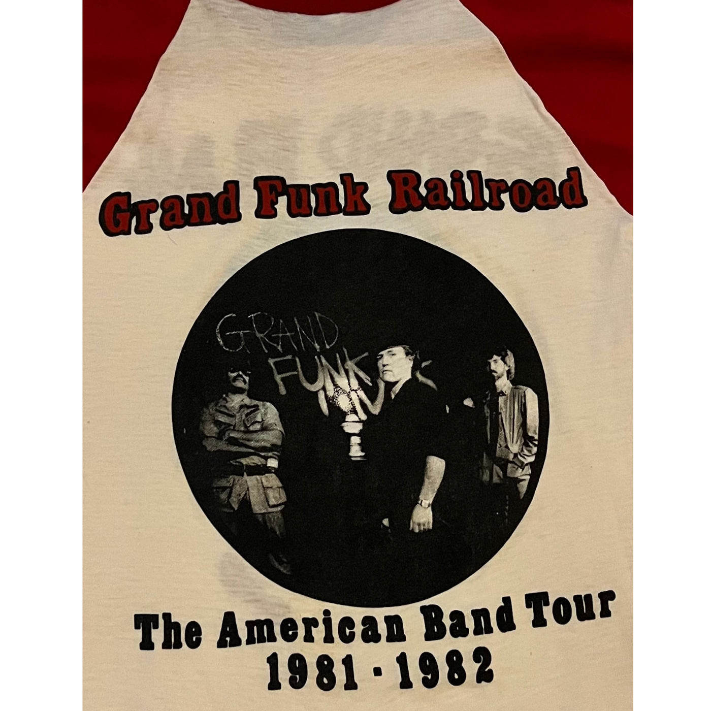 Rare 80s Vintage Grand Funk Railway Lives. The American Band Tour T-shirt 81-82. Medium