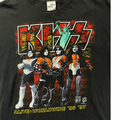Vintage Kiss Madison Square Garden 1996 Alive Worldwide Tour T-Shirt.  XL