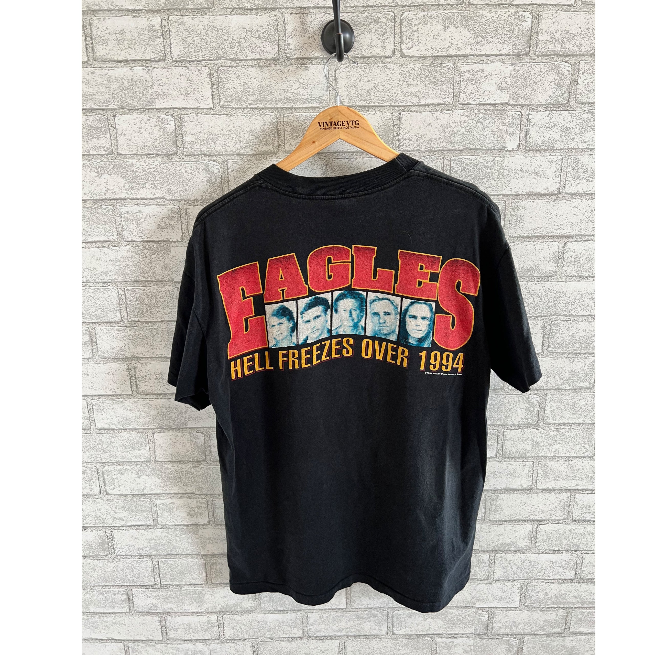Vintage Eagles Hell Freezes Over World Tour 1994 T-shirt. Large ...
