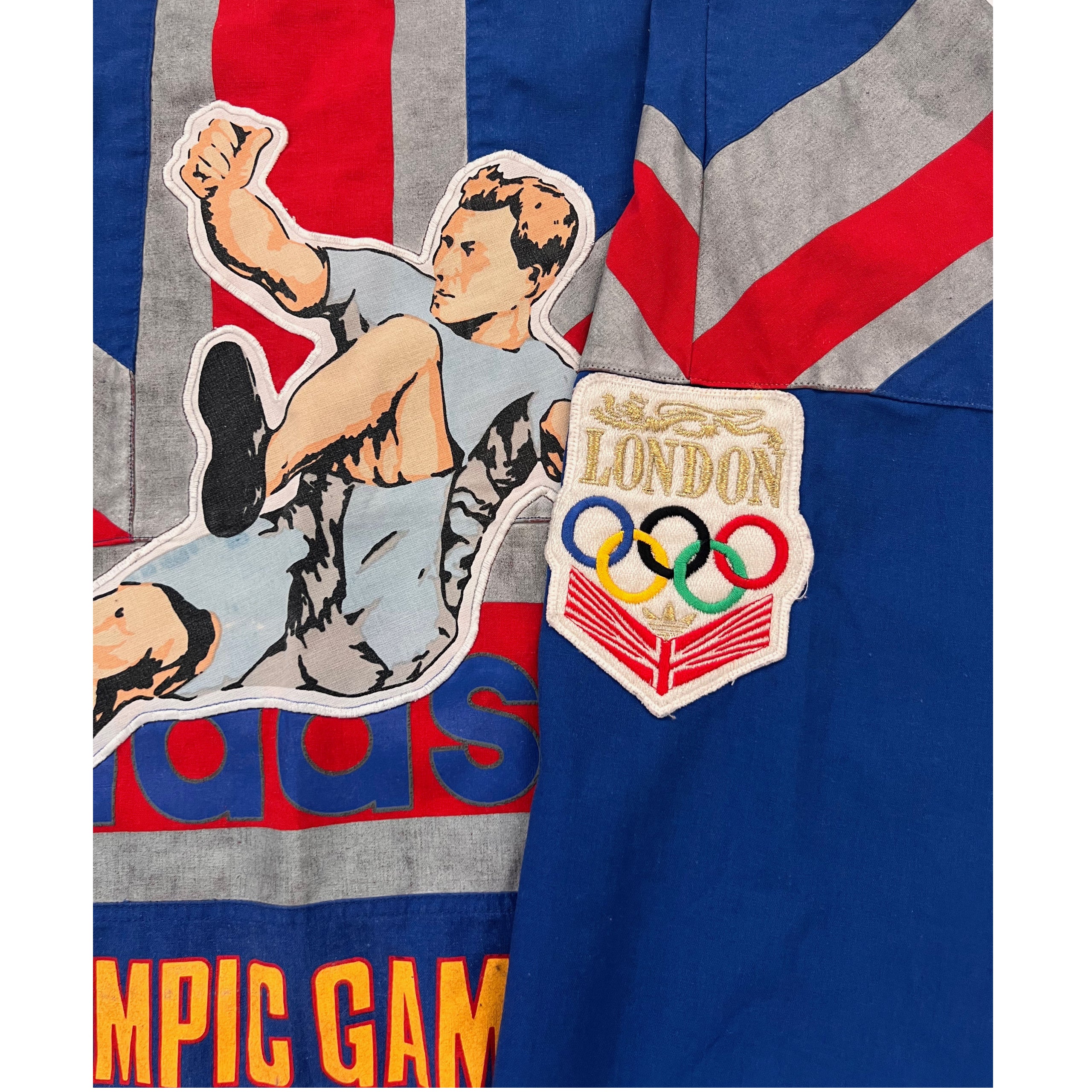 Rare Vintage 80s Adidas 1908 1948 London Olympics Men's Pullover