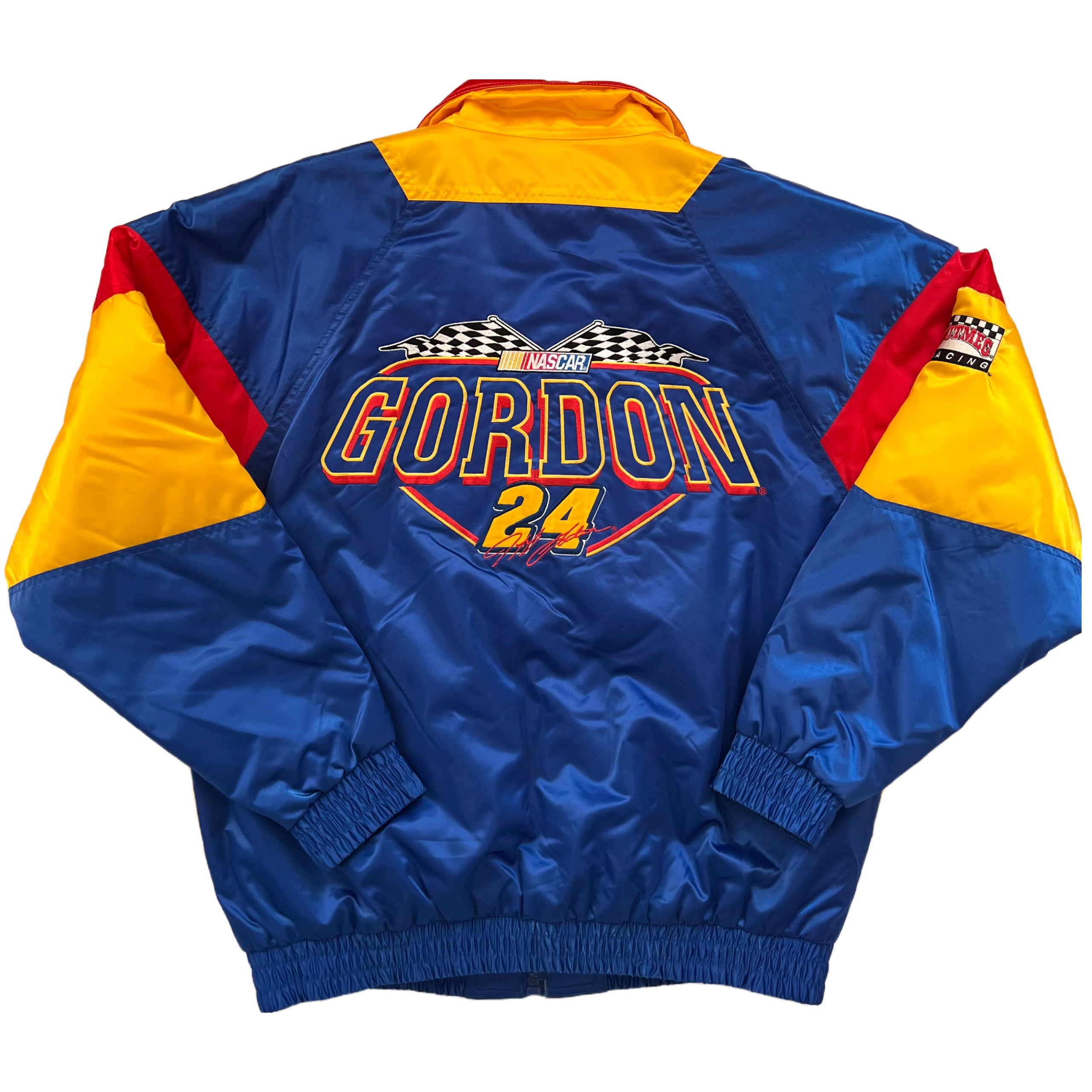 NASCAR (Nutmeg) - Jeff Gordon #24 Big Spell-Out Jacket outlet 1990s X-Large