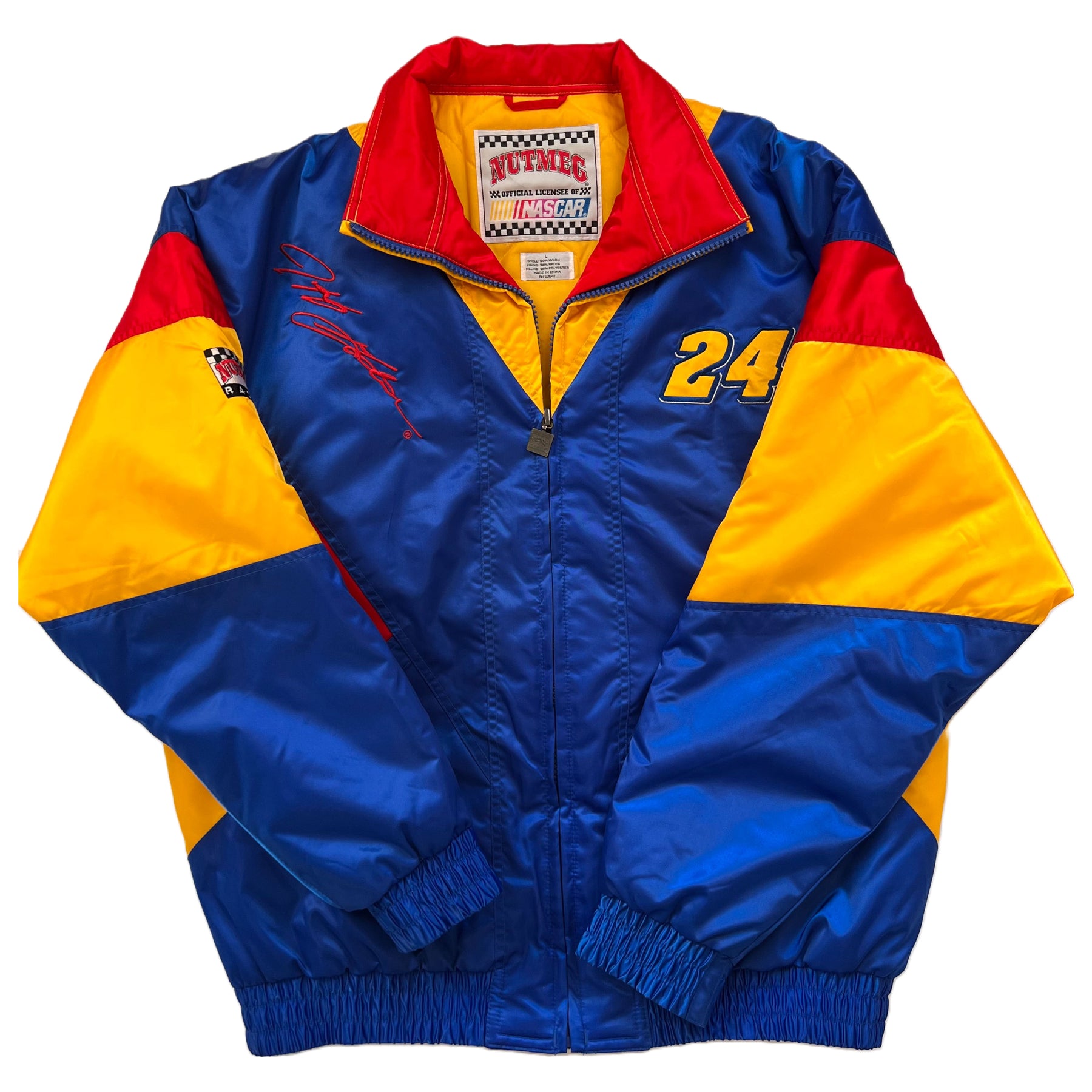 Vintage Nutmeg Nascar No. 24 Jeff Gordon Jacket. Large – Vintage VTG