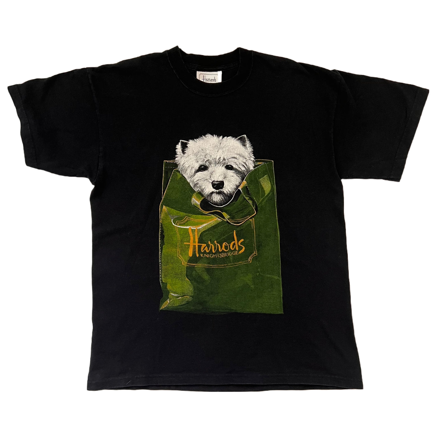 Vintage 90s Harrods Knightbridge T-shirt.  Large