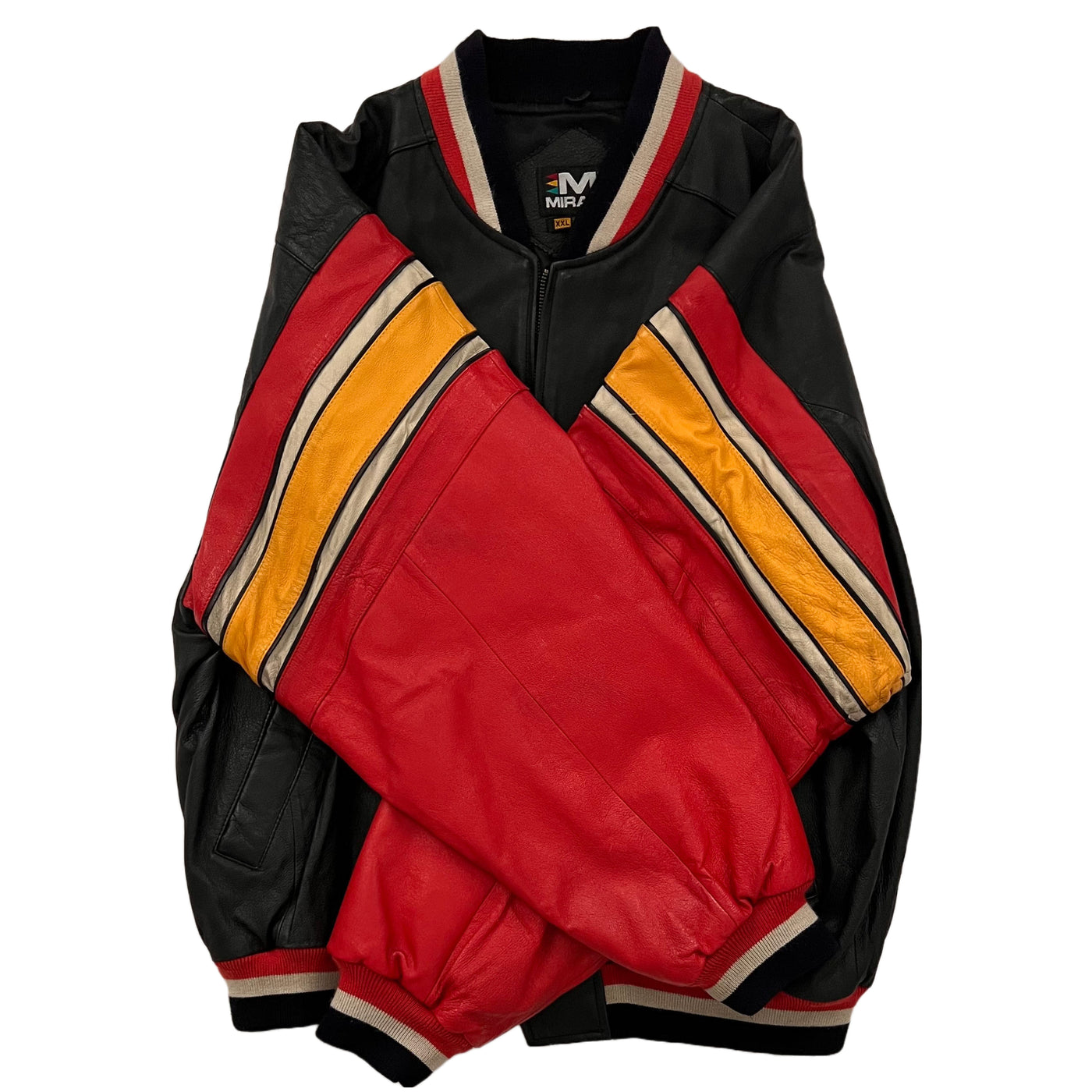 Vintage 90s Looney Tunes Chillin Bugs Bunny, Marvin and Taz Leather Jacket