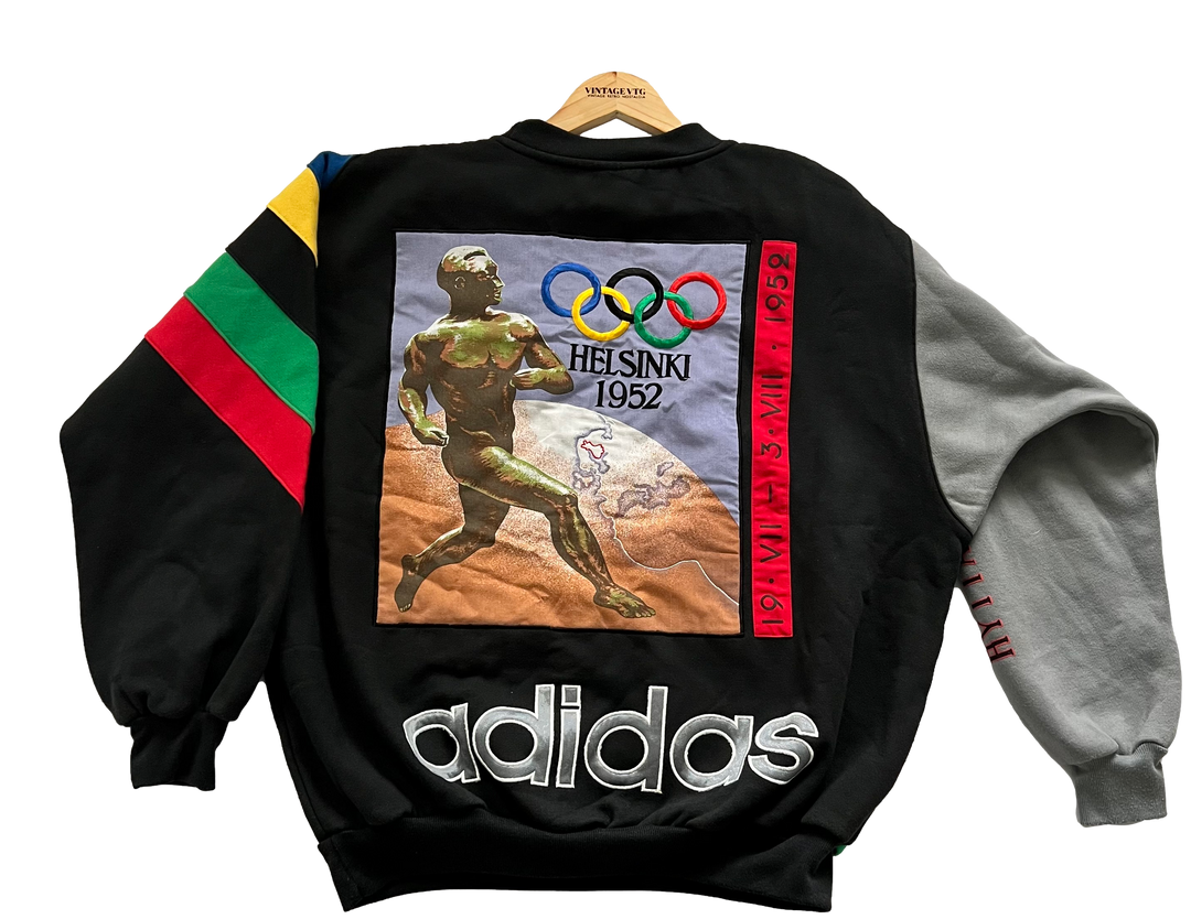 Rare vintage 80s Adidas trefoil Stockholm 1956 Olympics sweatshirt Vintage VTG