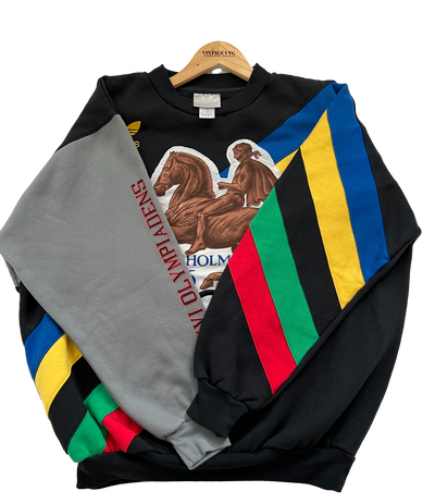 Rare vintage 80s Adidas trefoil Stockholm 1956 Olympics sweatshirt